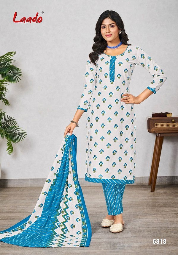 Laado Vol 68 Cotton Printed Dress Material Catalog
